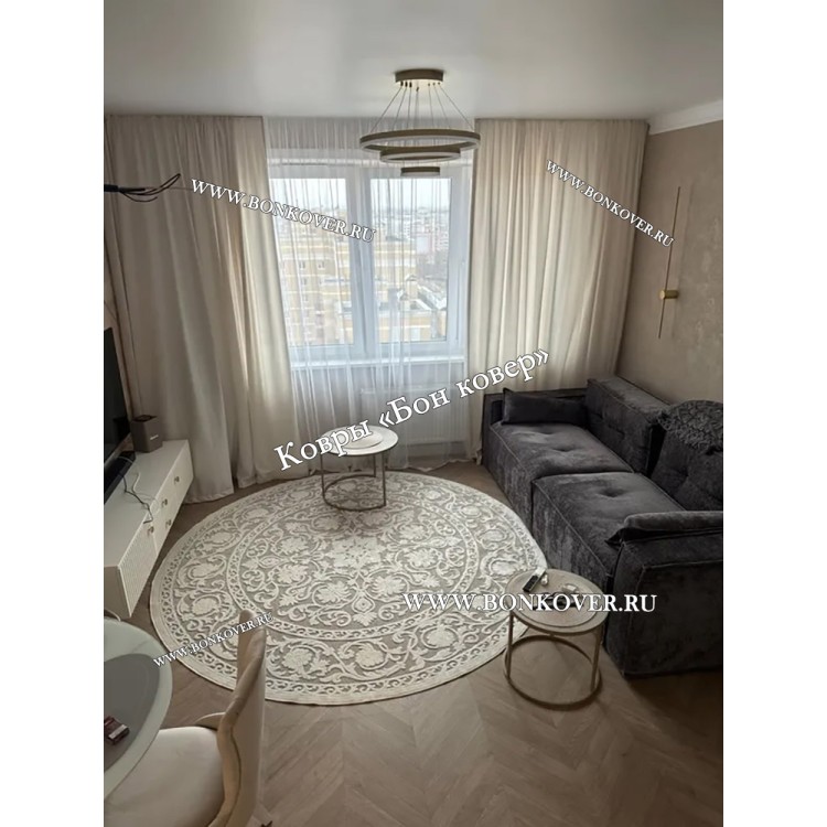 Круглый Ковер Для Гостиной Из Арт Шелка Дизайн 30541