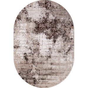 Ковер Armina 04047B DARK BROWN Овал
